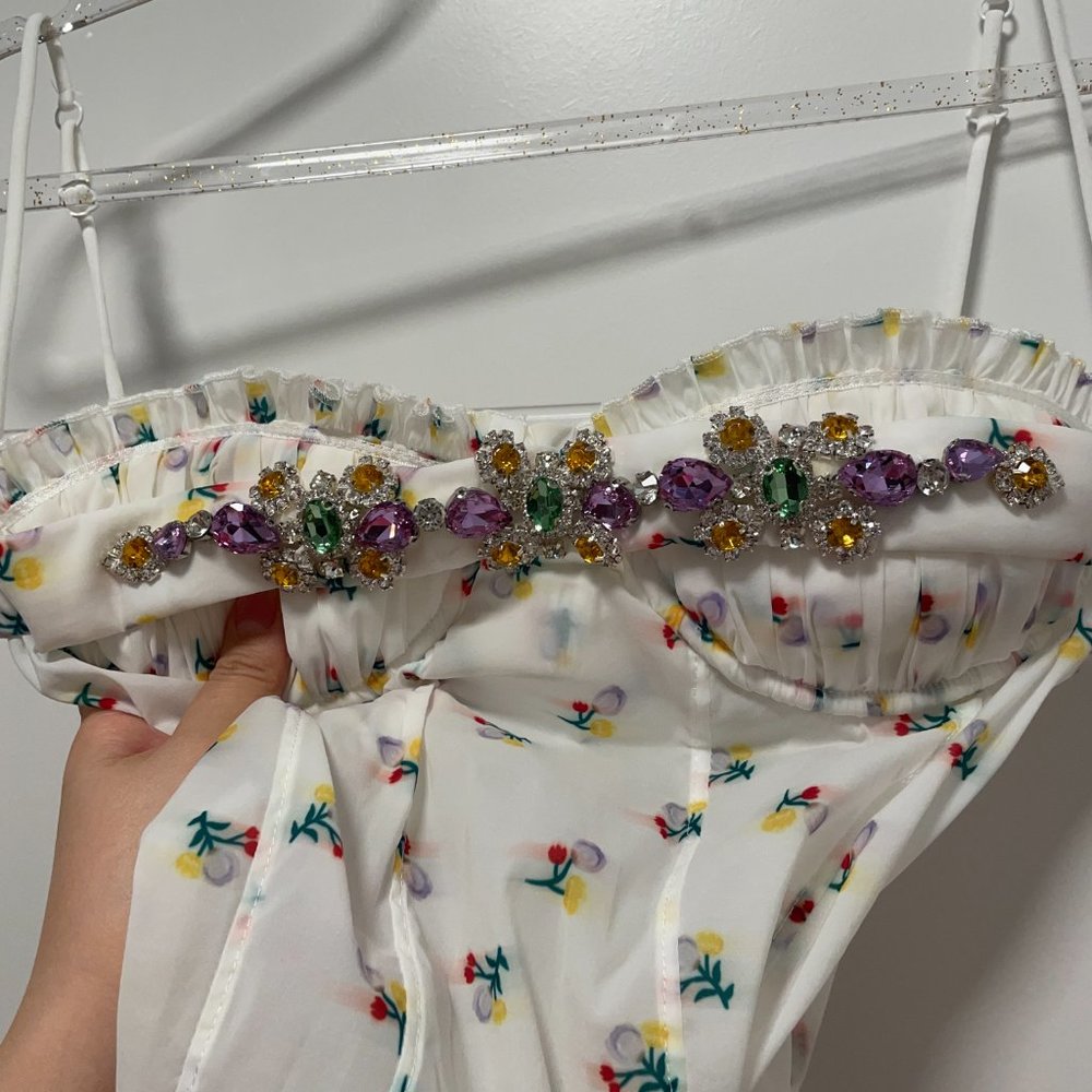 rare! Brand new SHUSHU/TONG MULTICOLOR CRYSTAL LINGERIE - Picture 5 of 9
